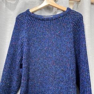 Blue multi color vintage Diane Von Furstenberg Sweater